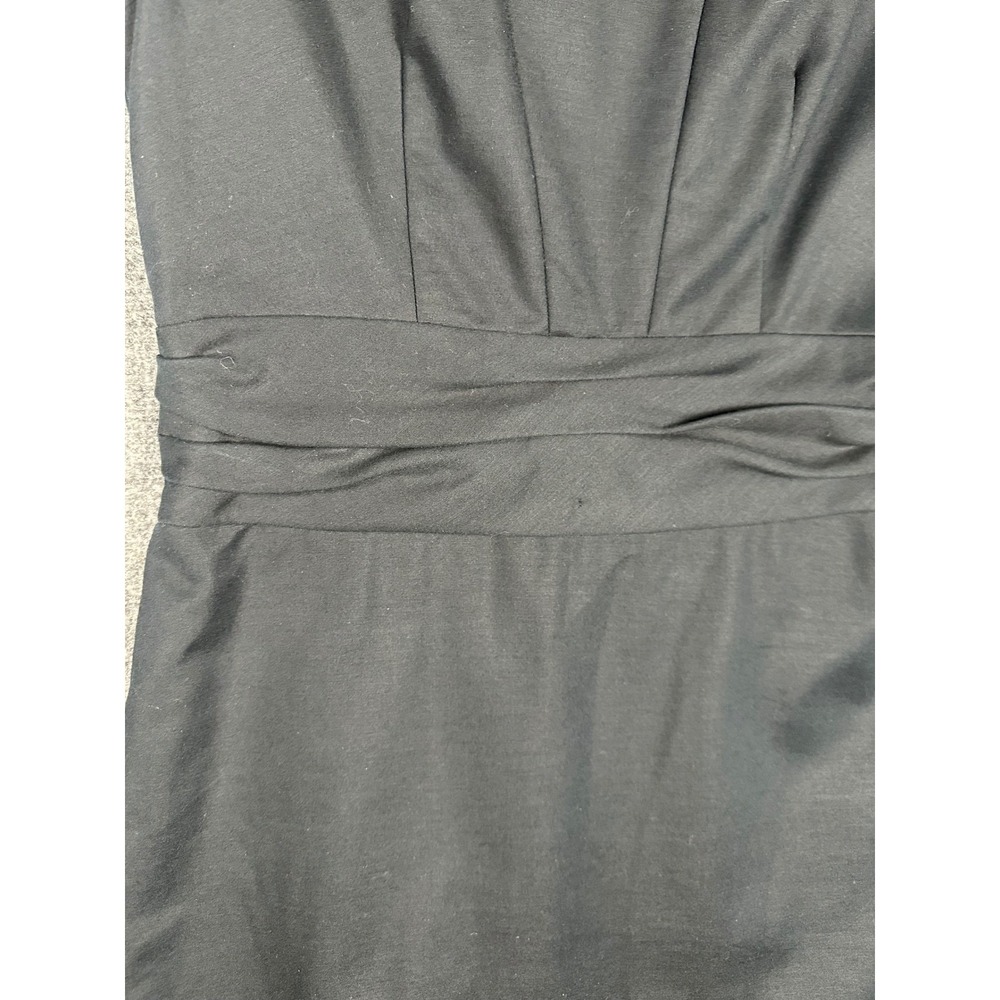 Banana Republic Womens Classic Stretch Sheath Dress Black Size 6 Professional - Picture 11 of 12